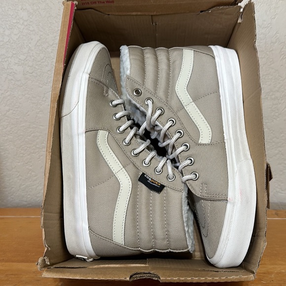 Vans SK8-Hi Cordura Sherpa Walnut men’s size8 women’s size9.5 scratch resistant - Picture 8 of 10